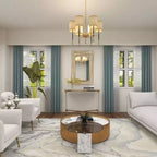 Specchio da parete in metallo con cornice sottile rettangolare in metallo dorato, stile contemporaneo, 46,88" H x 31,25" W, nessun montaggio richiesto