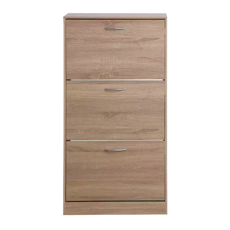 Scarpiera a 3 Cassetti, Scarpiera a 3 Livelli in Legno per Ingresso