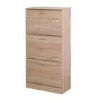 Scarpiera a 3 Cassetti, Scarpiera a 3 Livelli in Legno per Ingresso