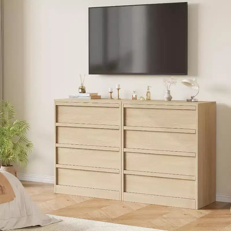Comò a 4 cassetti per camera da letto, comodino a 4 cassetti con ampio spazio di archiviazione, piccolo comò moderno e organizzatore comodino per soggiorno, cameretta