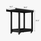 Carrello multiuso per impieghi gravosi: struttura in HDPE resistente alle intemperie, facile manovrabilità e stoccaggio