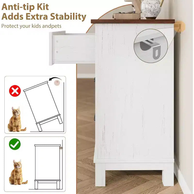 Comodino a 6 cassetti per camera da letto, Comò a 47 cassetti largo con contenitore autoportante, Cassettiera in legno per soggiorno, camera da letto, ingresso