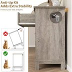 Comodino a 6 cassetti per camera da letto, Comò a 47 cassetti largo con contenitore autoportante, Cassettiera in legno per soggiorno, camera da letto, ingresso