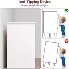 Comodino a 6 cassetti per camera da letto, Comò a 47 cassetti largo con contenitore autoportante, Cassettiera in legno per soggiorno, camera da letto, ingresso