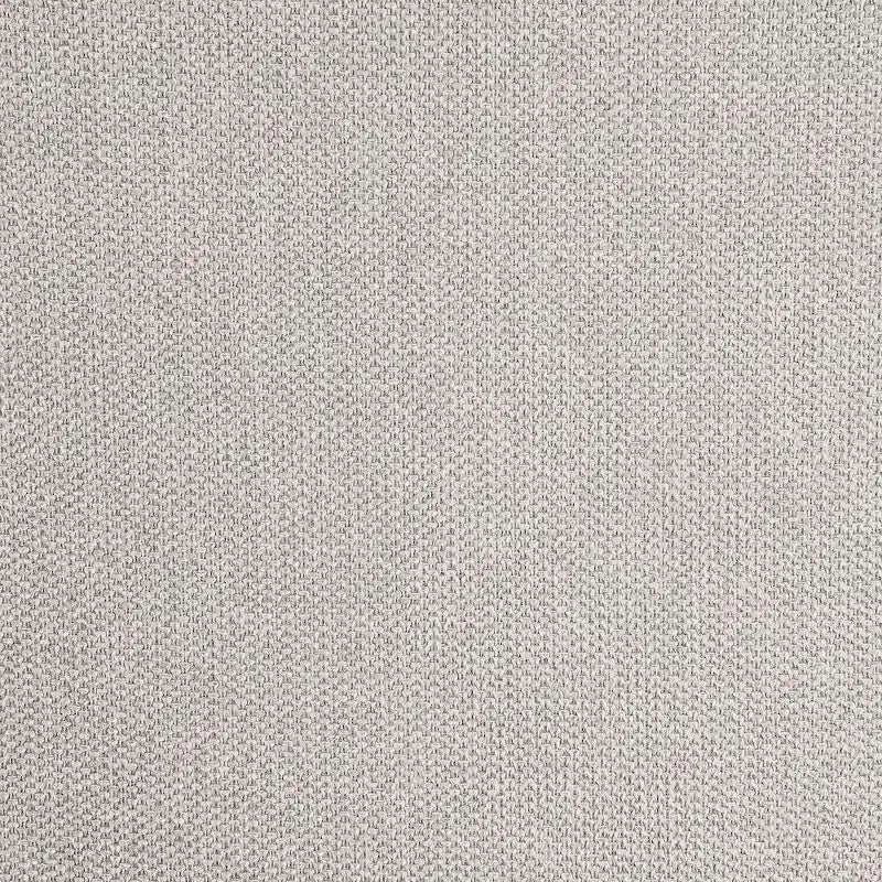 Sedia da pranzo in tessuto di poliestere testurizzato color lino beige