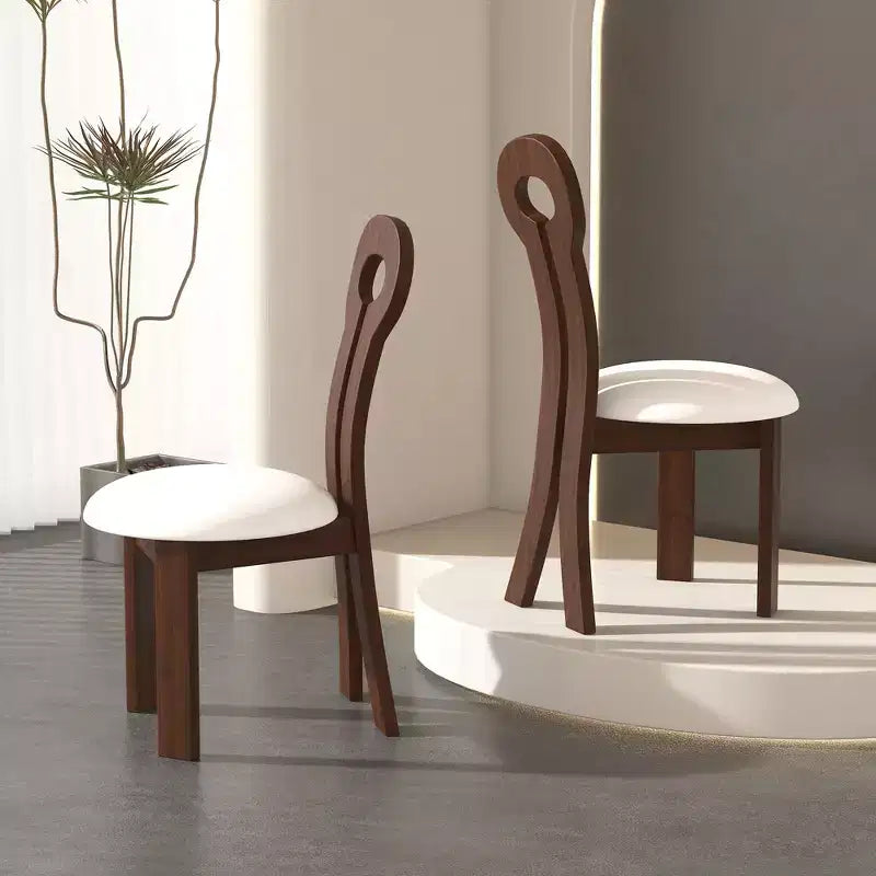 GDFStudio Tiriel Contemporary Faux Leather Upholstered Dining Chairs (Set of 2)