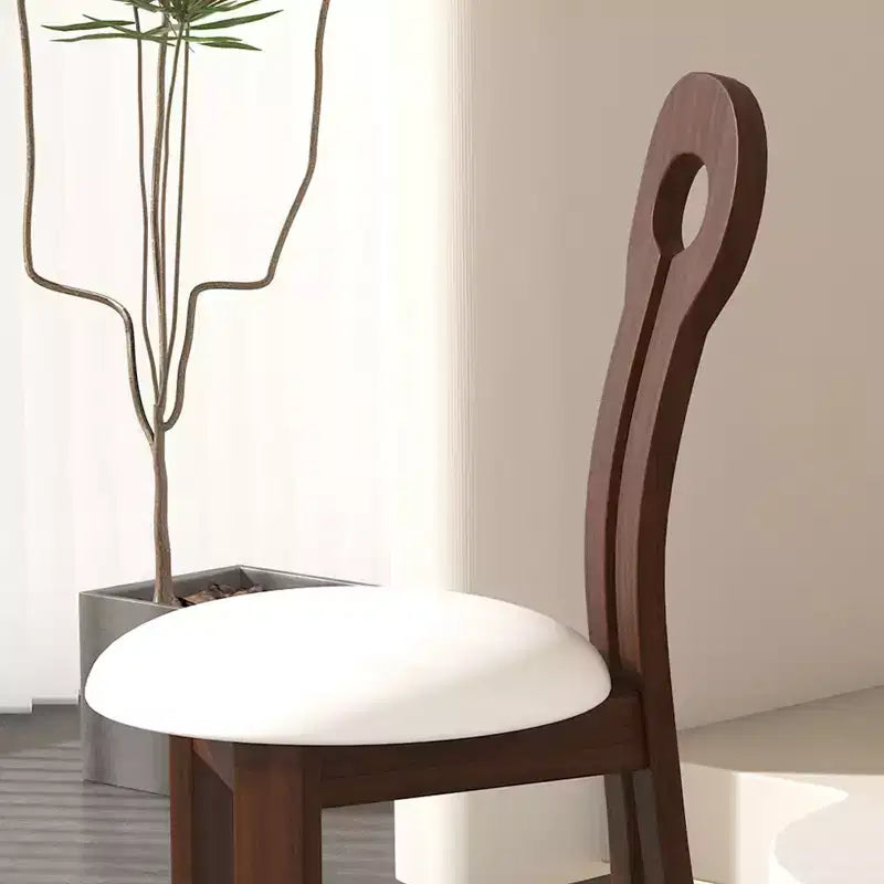Sedie da pranzo contemporanee imbottite in similpelle (set da 2)