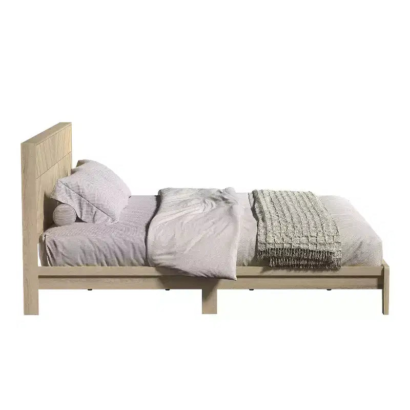 Letto matrimoniale con testiera Oslo Quercia