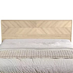 Letto matrimoniale con testiera Oslo Quercia