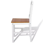 Sedia da pranzo moderna e minimalista con design retrò in legno massello di pino, comoda sedia con schienale a X per ristorante (set da 2)
