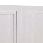 Mobile contenitore indipendente in legno bianco venato da 31x31x16 pollici per bagno o soggiorno