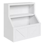 Libreria e Portagiochi per Bambini, Armadietto in Legno per Libri per Bambini, Grandi Scomparti per la Stanza dei Giochi, la Camera da Letto, la Stanza dei Bambini, l'Aula Scolastica