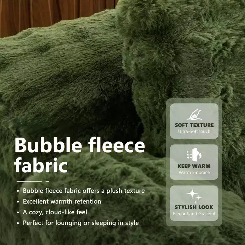 Divano Letto Chesterfield Senza Struttura in Velluto