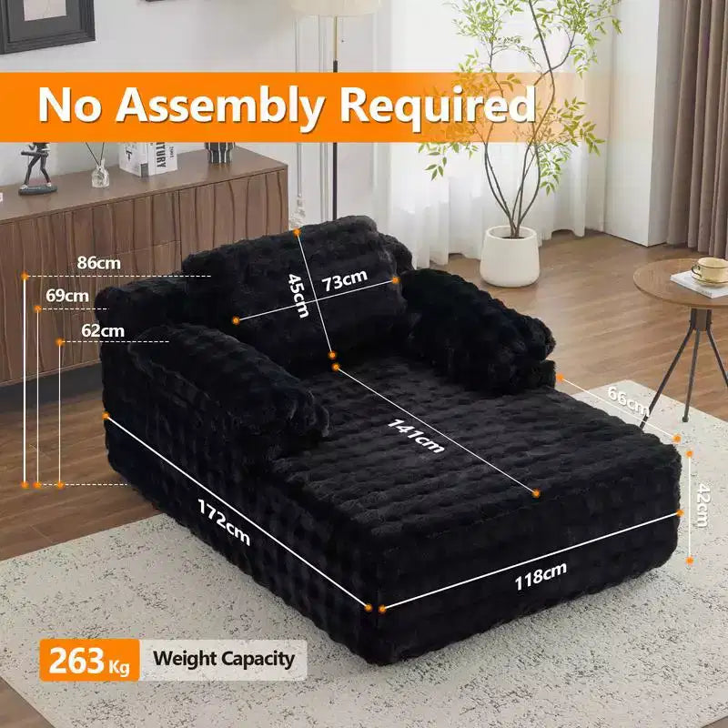 Divano Letto Chesterfield Senza Struttura in Velluto