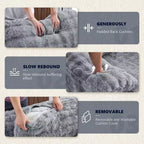 Divano Letto Chesterfield Senza Struttura in Velluto