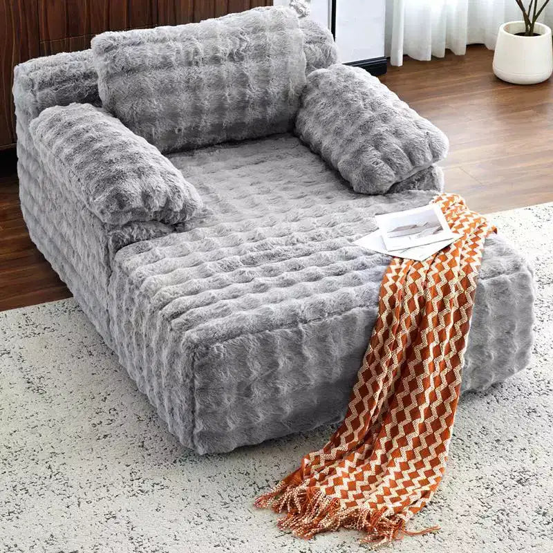 Divano Letto Chesterfield Senza Struttura in Velluto