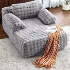 Divano Letto Chesterfield Senza Struttura in Velluto