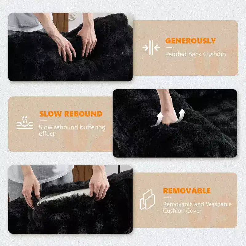 Divano Letto Chesterfield Senza Struttura in Velluto