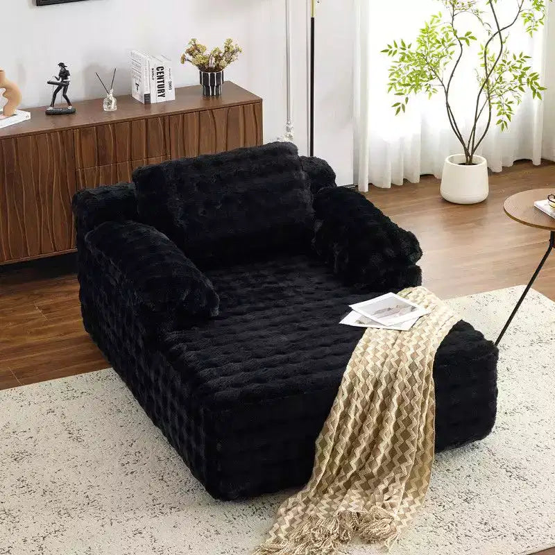 Divano Letto Chesterfield Senza Struttura in Velluto