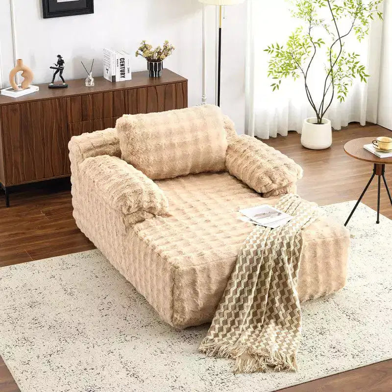 Divano Letto Chesterfield Senza Struttura in Velluto