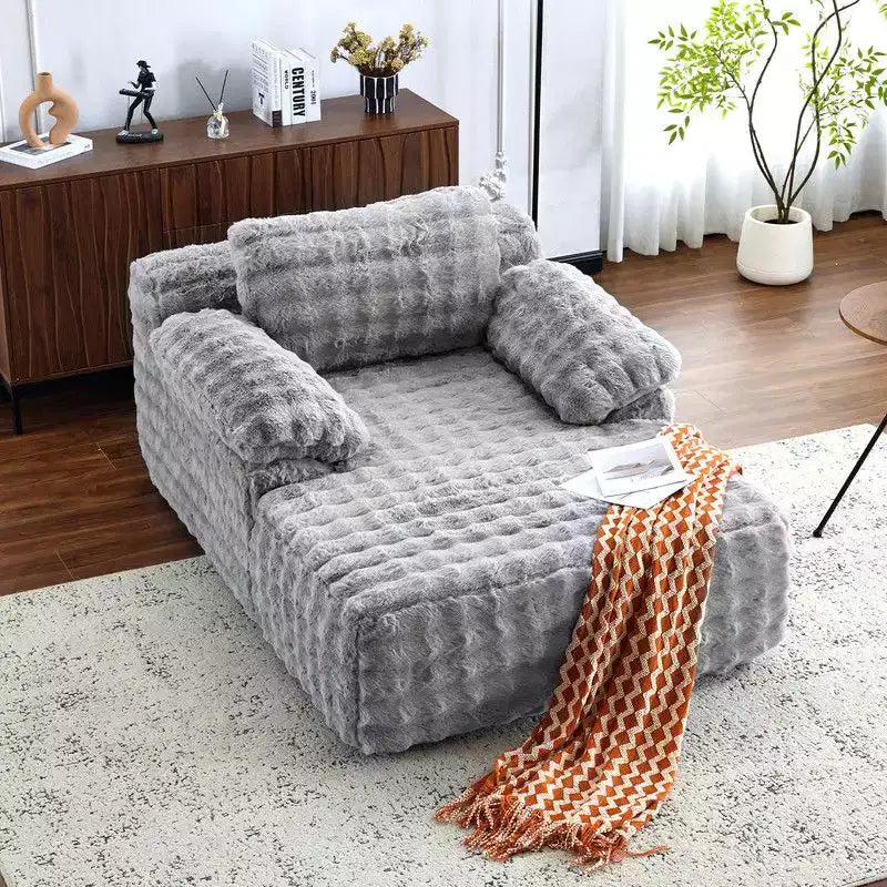 Divano Letto Chesterfield Senza Struttura in Velluto