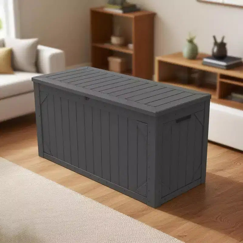 Dyonery Black - Box contenitore grande multiuso, impermeabile, resistente al sole e anticorrosione, adatto sia per uso interno che esterno
