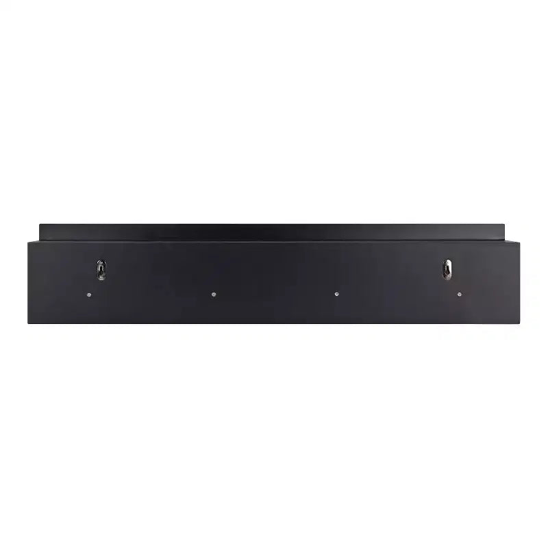 Mensola da parete in legno con pomelli 36 x 7.5 x 4.5