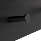 Mensola da parete in legno con pomelli 36 x 7.5 x 4.5