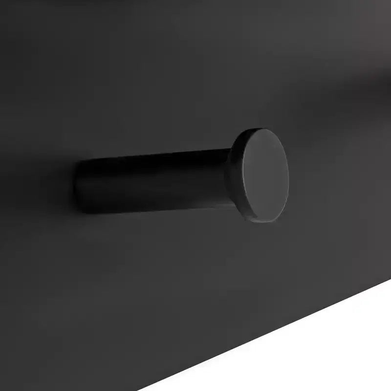 Mensola da parete in legno con pomelli 36 x 7.5 x 4.5