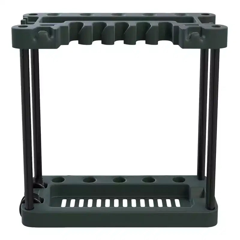Porta attrezzi da giardino verde e nero