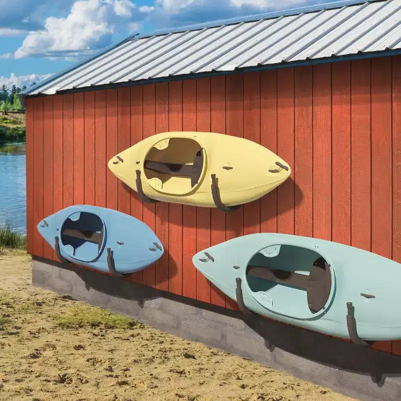 Ganci da parete porta kayak, set da 2, 15,25 x 3 x 25
