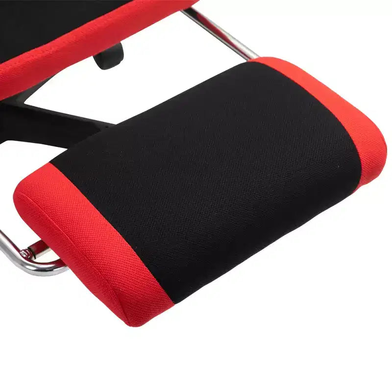 Sedia ergonomica da ufficio per casa poltrona direzionale reclinabile con poggiapiedi, schienale in rete, supporto lombare e ruote