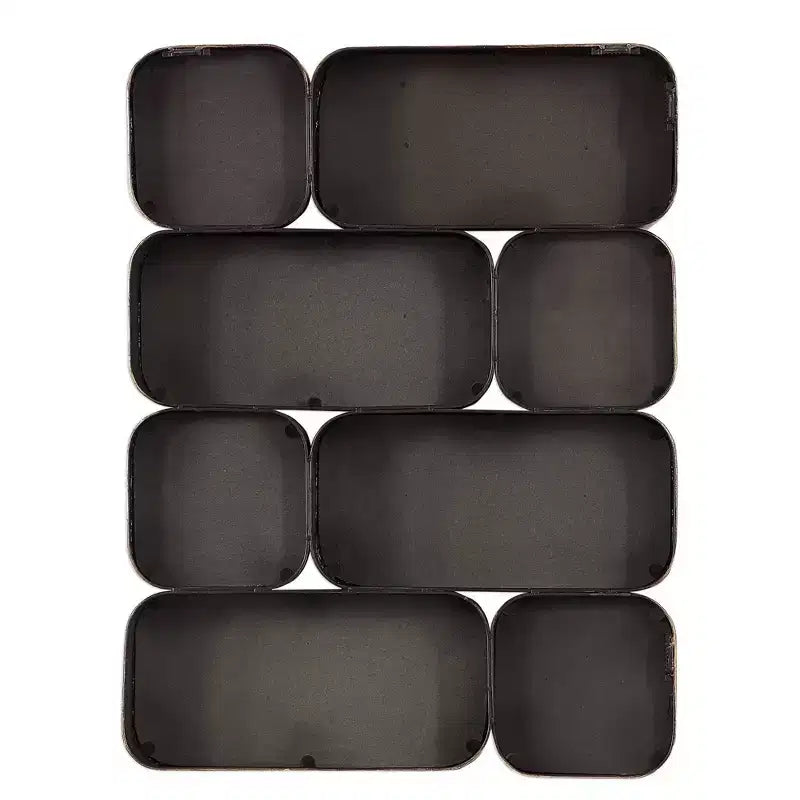 Specchio da parete rettangolare Uttermost Vanity Accent moderno con bordi arrotondati, cornice in metallo dorato anticato, larghezza 60 cm, per bagno e camera da letto