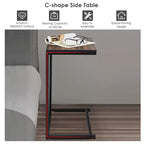 Tavolino da divano per laptop 22"x14"x26" in marrone/noce