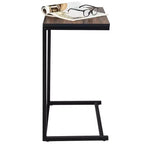Tavolino da divano per laptop 22"x14"x26" in marrone/noce