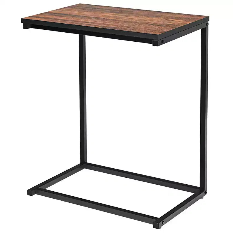 Tavolino da divano per laptop 22"x14"x26" in marrone/noce