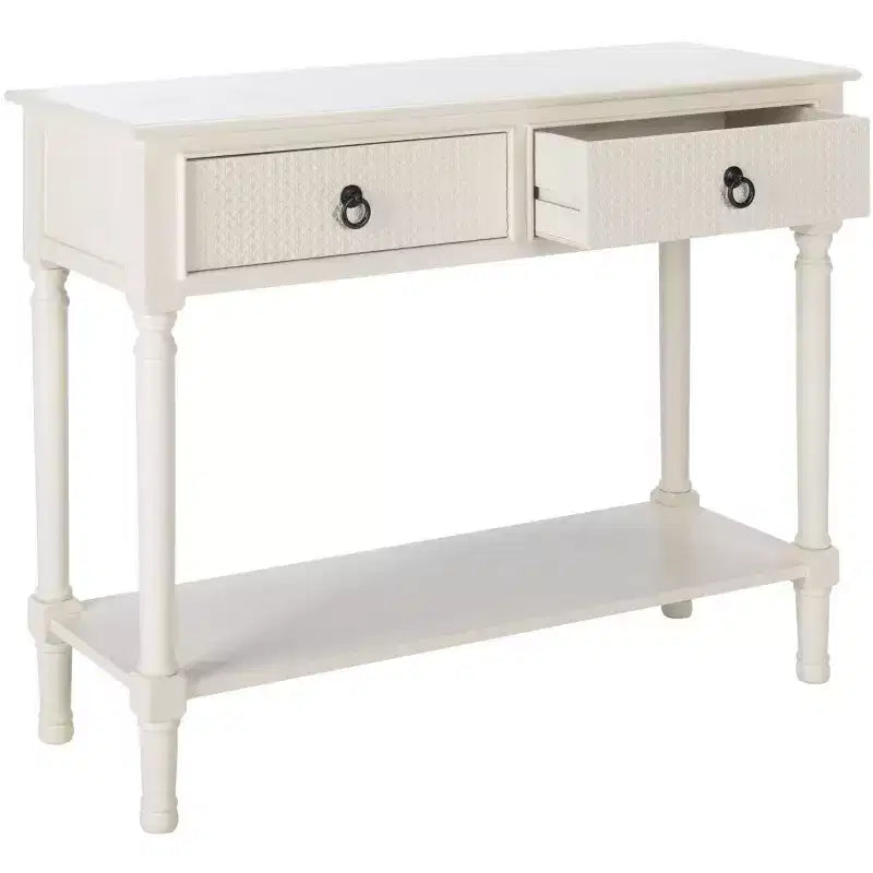 Tavolo consolle a 2 cassetti Haines